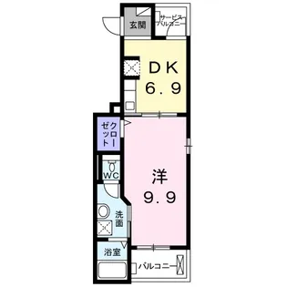 ベル・グラッドシエル【3階】の間取り