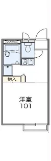 レオパレスシャルム【107号室】の間取り