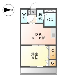 ぷるぷる【1階】の間取り