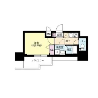 Dimus新大阪【5階】の間取り