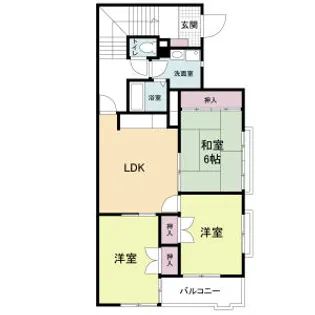 メゾン清風荘【2階】の間取り