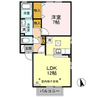 ルミエール【1階】の間取り