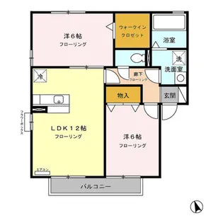 サニーハイム【2階】の間取り