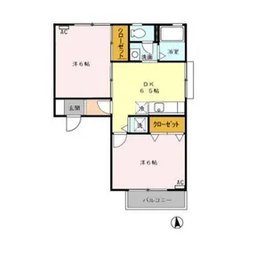 メルベーユ ゴトウ【2階】の間取り