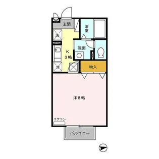 マ メゾン大羽根【1階】の間取り