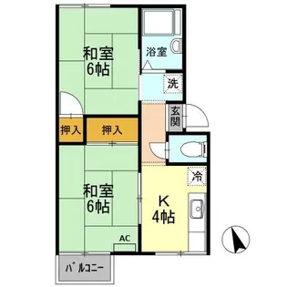 コーポ福村【2階】の間取り