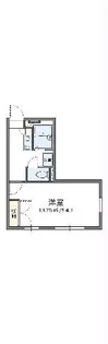 レオパレス峰弐番館【101号室】の間取り