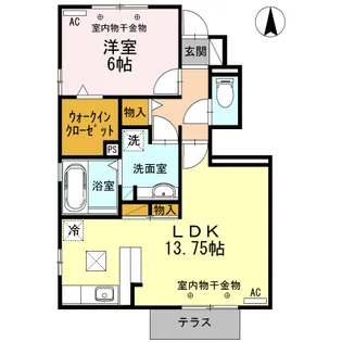 ルミエレ【1階】の間取り
