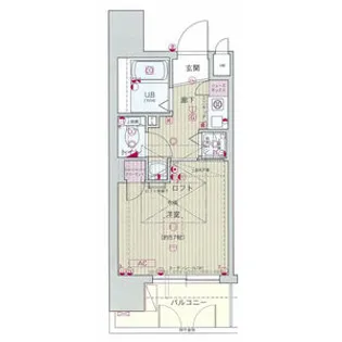 エステムコート京都河原町プレジール【503号室】の間取り