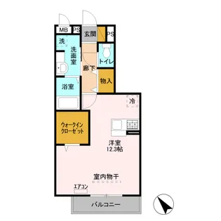TRYALL【2階】の間取り