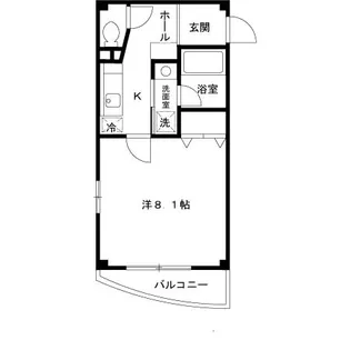 メゾンアンシャンテ【1階】の間取り