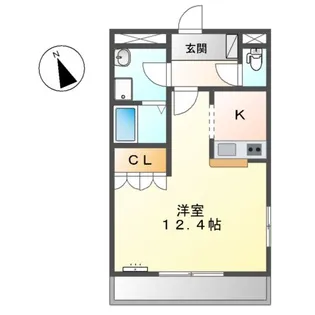 ルミナスⅡ【2階】の間取り