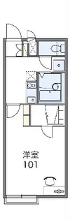 レオネクストミウ【107号室】の間取り