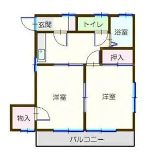 アネックス福生【3階】の間取り