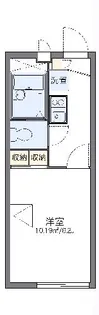 レオパレスデァ リンデンバオム【106号室】の間取り