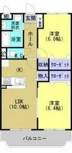 ユーミー EBINUMA【203号室】の間取り