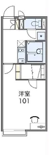 レオネクスト宝石台Ⅱ【104号室】の間取り