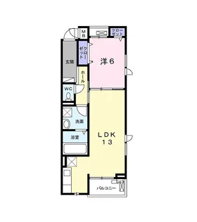 ガーデンハイム 久御山【301号室】の間取り