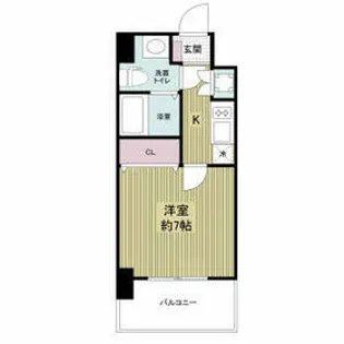 サムティ江坂JuReve【6階】の間取り