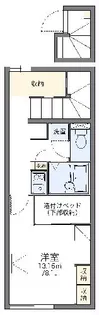 レオパレスインターパーク【2階】の間取り
