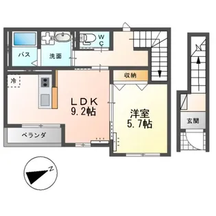 サンハイム【2階】の間取り