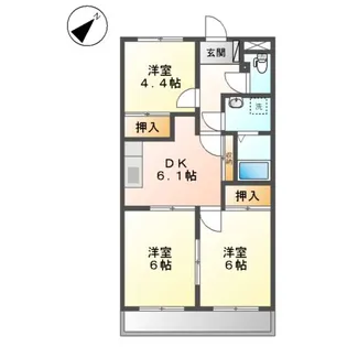 シャングリラ【3階】の間取り