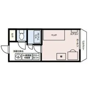 ドーミー名駅南【201号室】の間取り