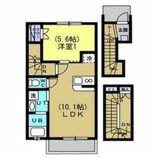 グランフロント大和【3階】の間取り