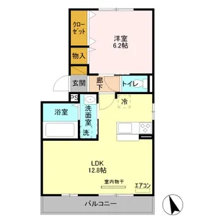 エクリプス【3階】の間取り