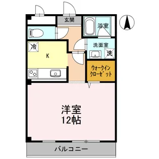 ポワールガーデンⅡ【3階】の間取り