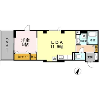 SKYSHORE(スカイショア)【4階】の間取り
