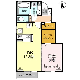 コートヤードC【1階】の間取り