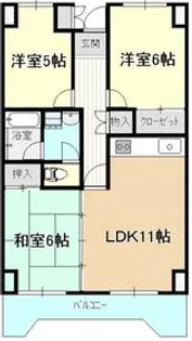 コーポ菱苑【3階】の間取り