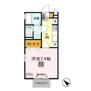 ハイマート日立S【1階】の間取り