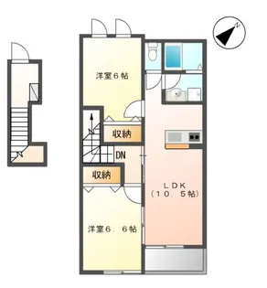 ロイヤル グレース【2階】の間取り
