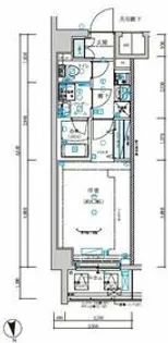 メインステージ浮間公園【408号室】の間取り