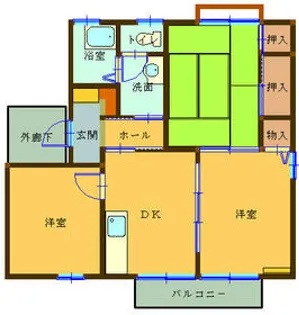 フレグランス21・A【202号室】の間取り
