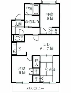 コグスワース南玉川学園【2階】の間取り