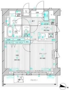 メインステージ高円寺【507号室】の間取り