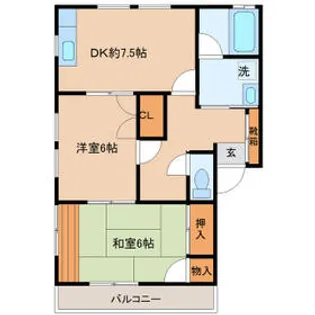 ファミリープラザC【2階】の間取り