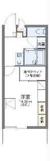 レオパレス搭ノ木【304号室】の間取り