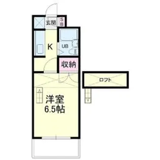 上島ロイドアパートC棟【2階】の間取り