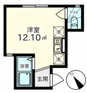 フォレスタ西小山【1階】の間取り