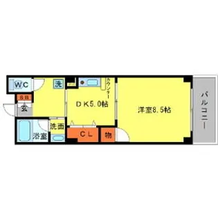 フローラ・ムラタ・ハイツ【1階】の間取り