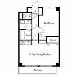 ベルフルール宮前平【4階】の間取り