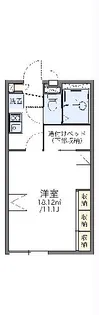 レオパレス柏屋【104号室】の間取り