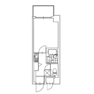 ミュージアムコート Y’s【20E号室】の間取り