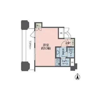ルネ新宿御苑タワー【11階】の間取り