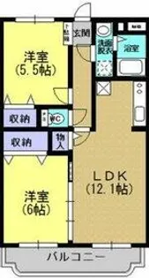 ユーミー神【3階】の間取り