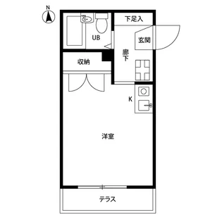 ジプソフィラ板橋本町【1階】の間取り
